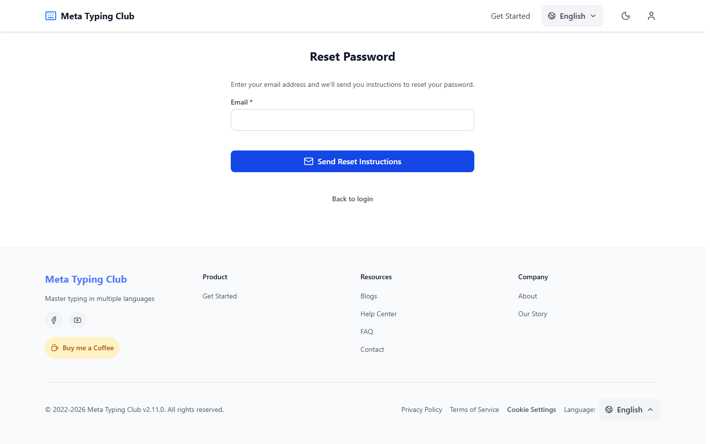 I forgot my password — how do I reset it?