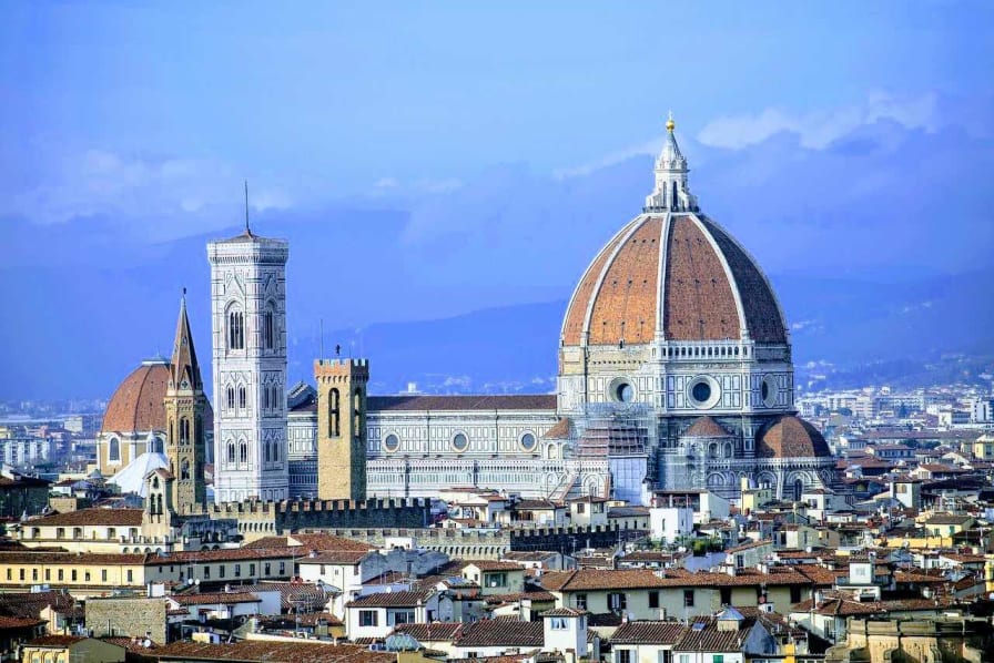 Santa Maria Novella: the Iris is the symbol of the city of Florence