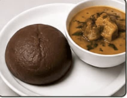Amala and Soup