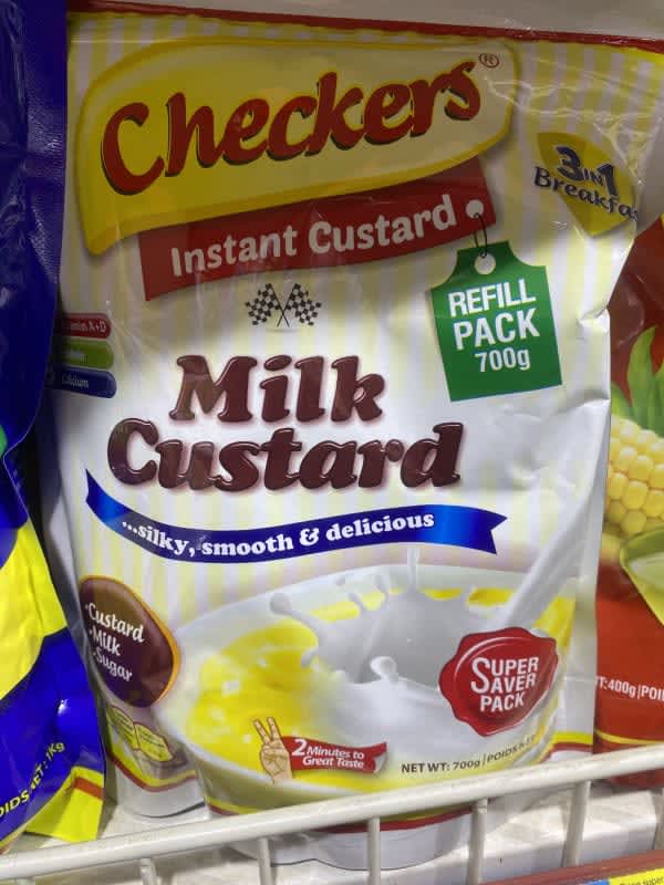 checkers Milk Custard