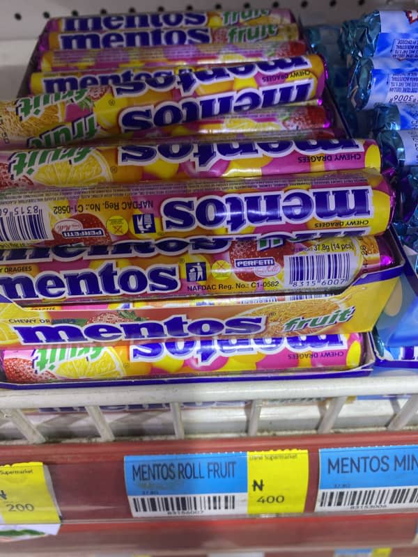 Mentos Fruit