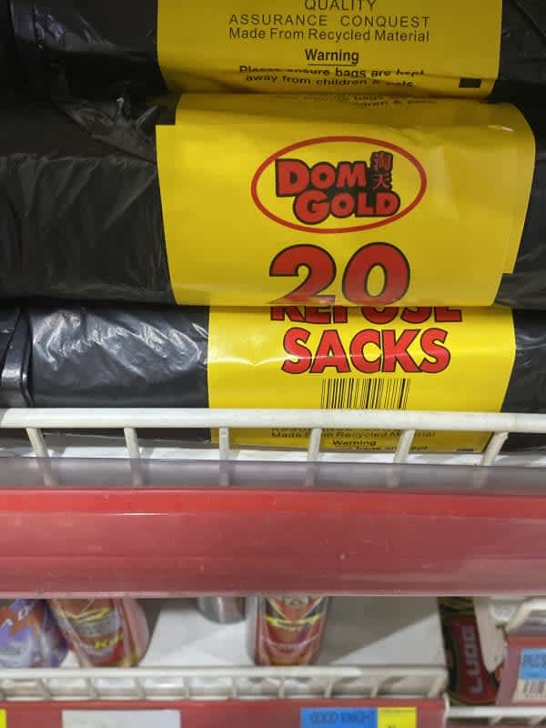 Dom Gold Refuse Bags
