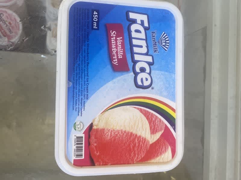 FanIce Vanilla Strawberry Large