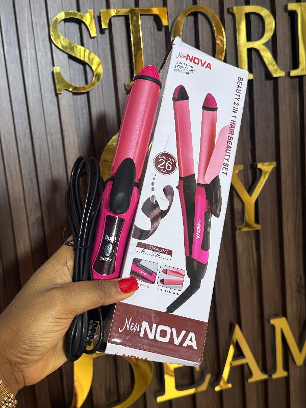 NOVA 2in1 Straightener and Curler