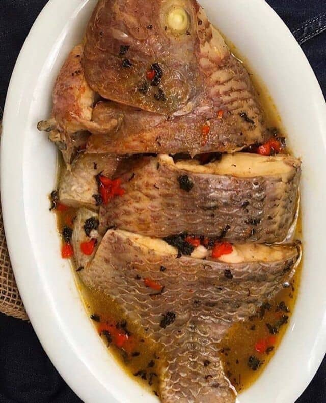 Tilapia fish peppersoup