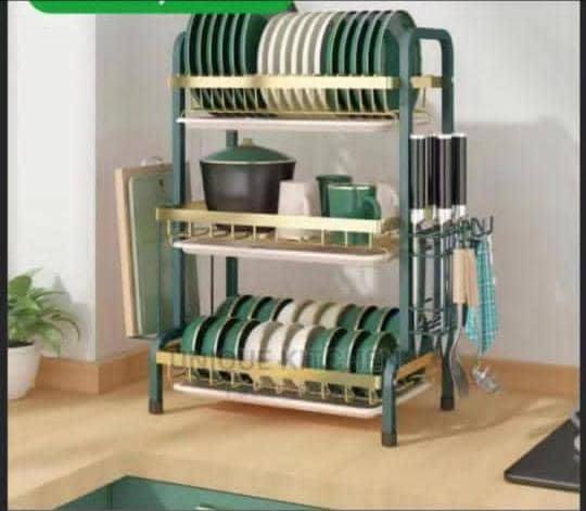 3layers plate rack