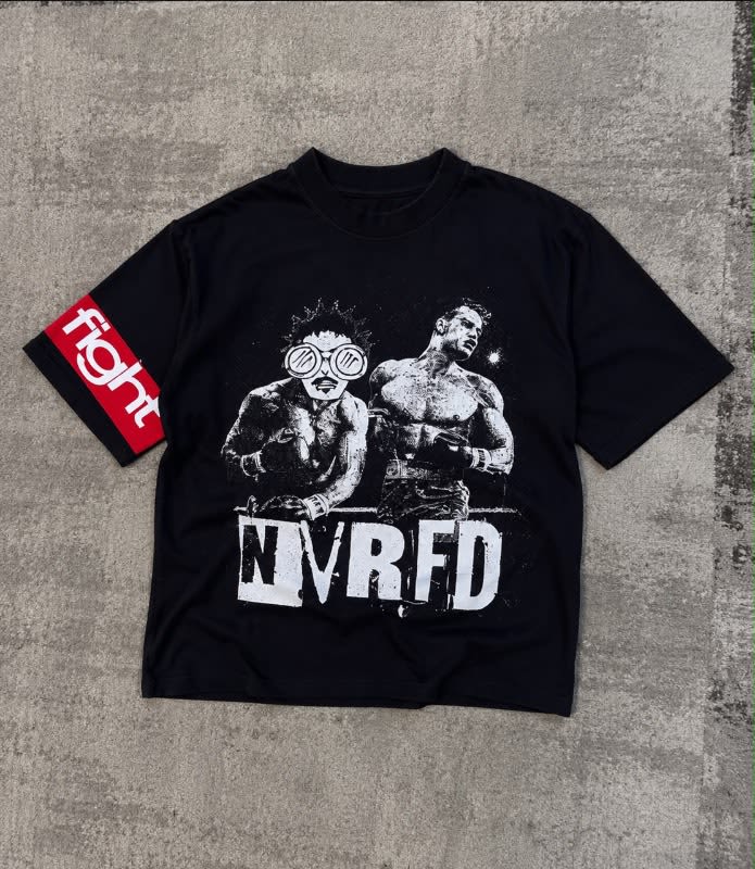fight graphic tee 1/2 from Nvrfd