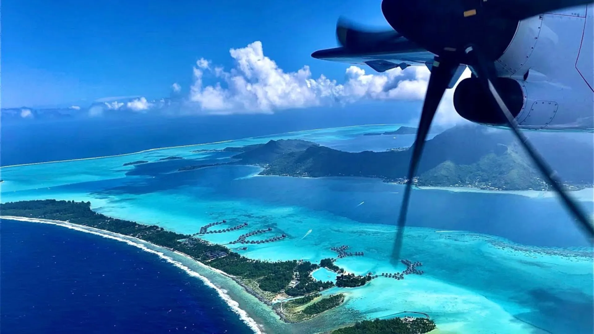 Bora-Bora vue du ciel