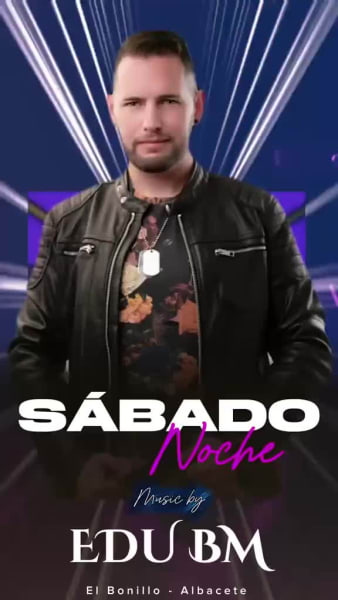 Cartel de Sábado 24 de octubre - DJ EDU BM🎵 - 00:00