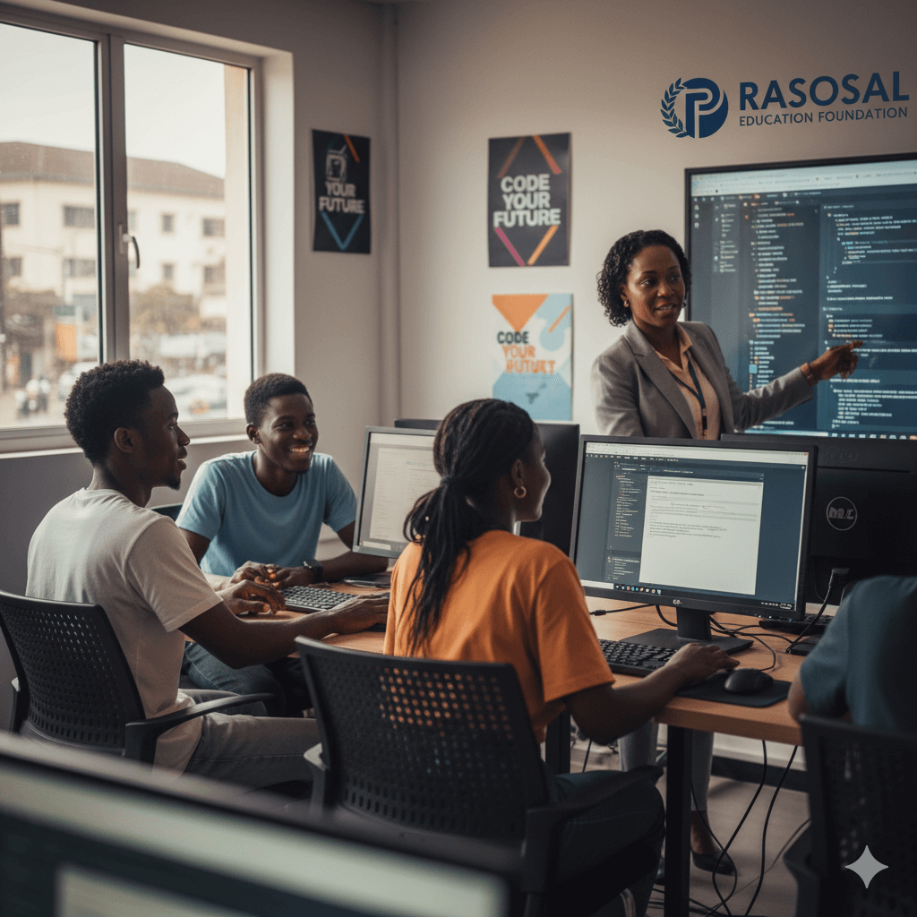 Technology and coding training session