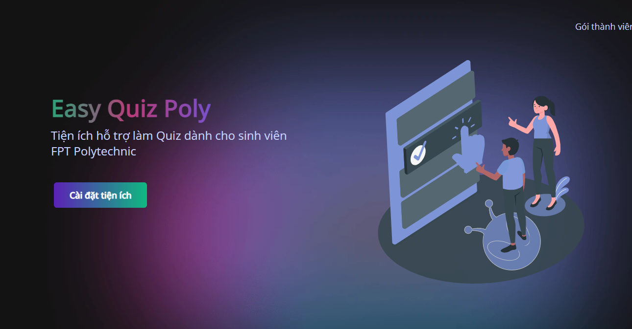 Easy quiz poly chrome extension