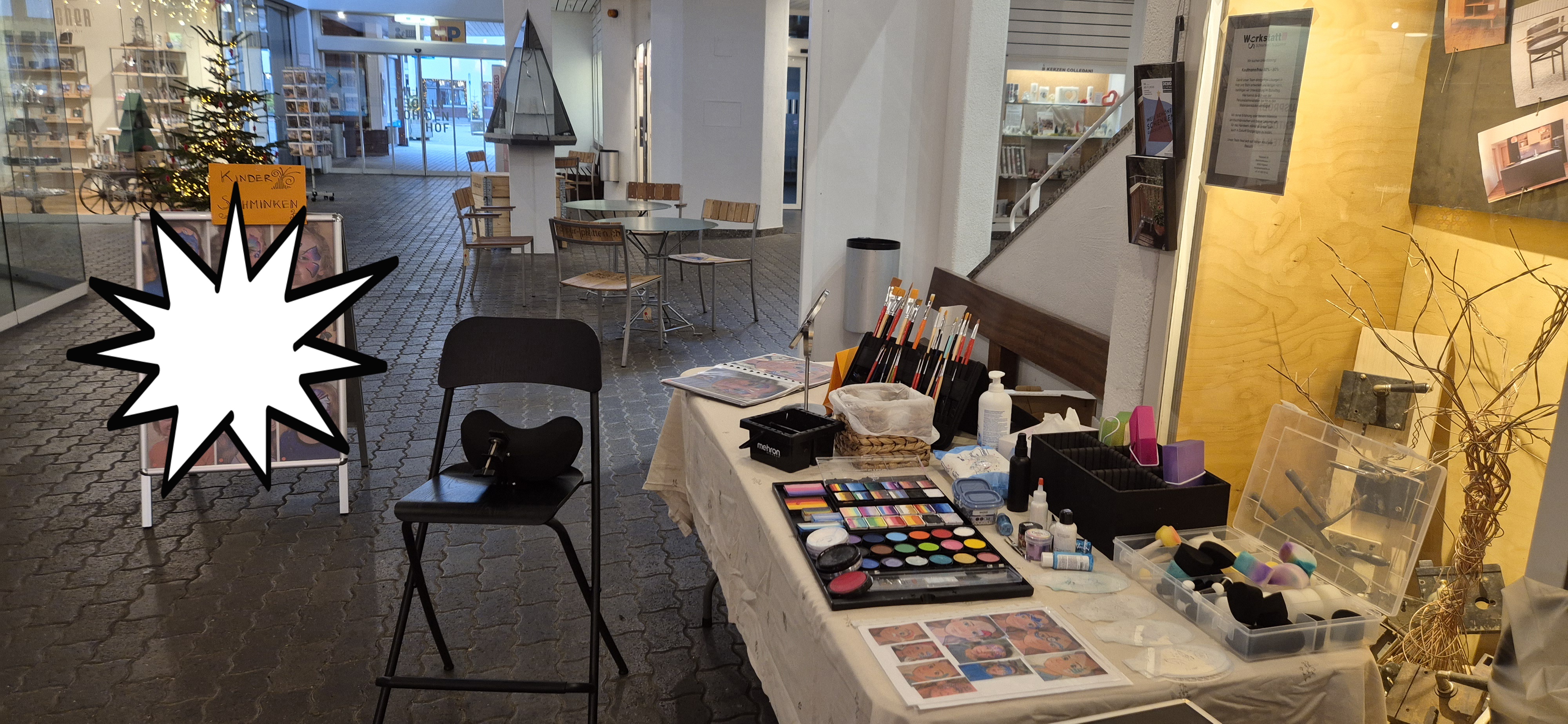 Face painting artwork by Denise