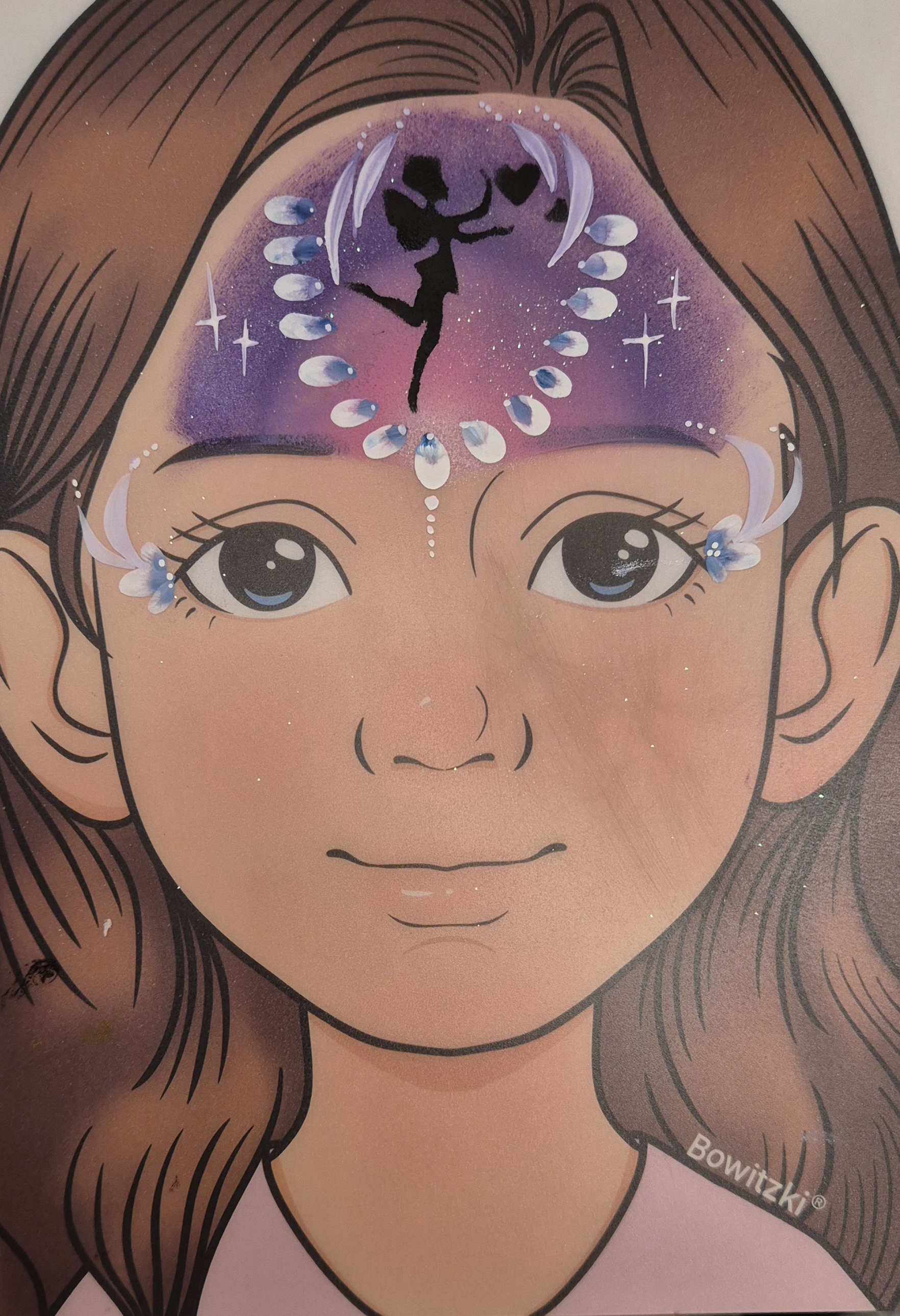 Face painting artwork by Denise