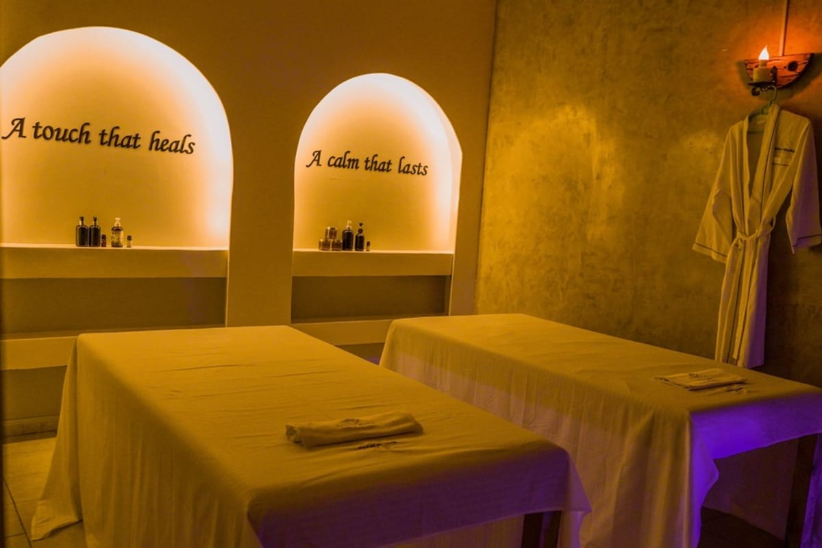 Luxury Facial Treatment Setup