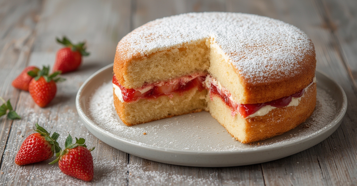 Victoria Sponge Design Victoria Sponge Recipe: Easy Fluffy Cake