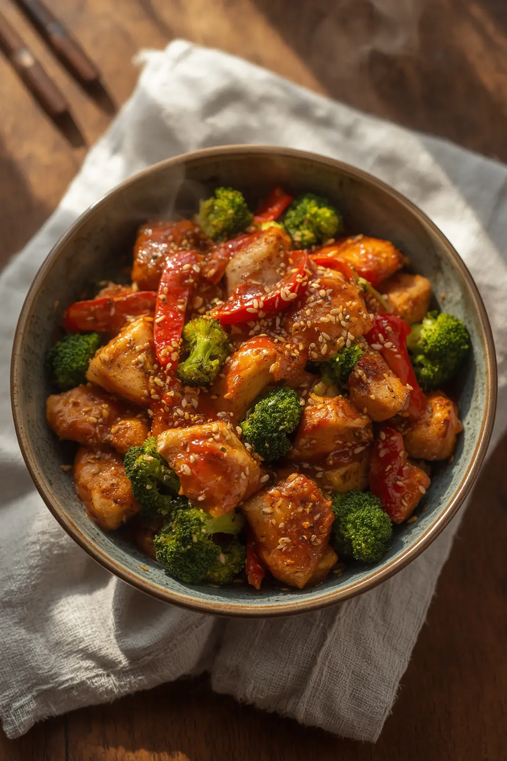 Keto Chicken Broccoli Stir Fry | Easy Healthy Recipe