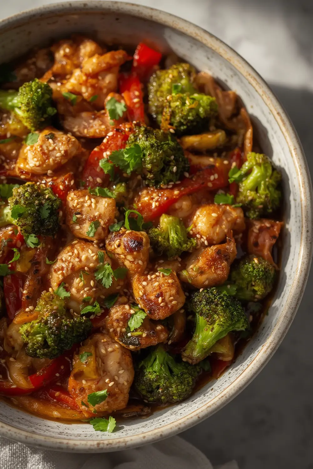 Keto Chicken Broccoli Stir Fry | Easy Healthy Recipe