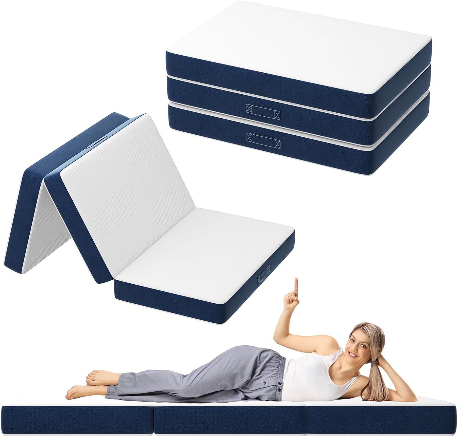 Dewinner Matelas Pliant Triple