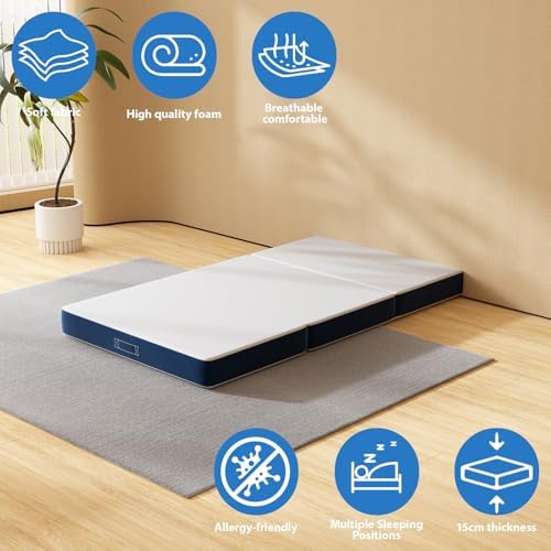 Vue 4 de Dewinner Matelas Pliant Triple