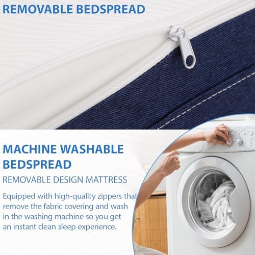 Vue 5 de Dewinner Matelas Pliant Triple