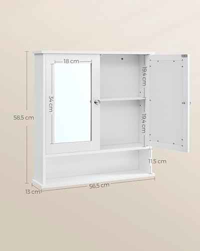 Vue 3 de Vasagle Armoire Murale Meuble