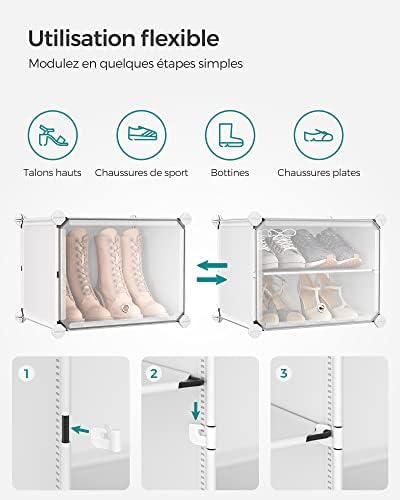 Vue 4 de Songmics Etagere Chaussures