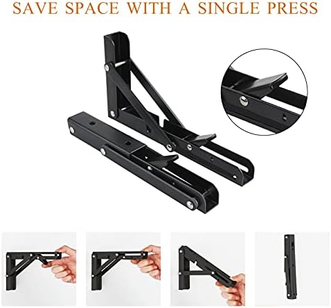 Vue 4 de Pieces Equerre Etagere Pliante