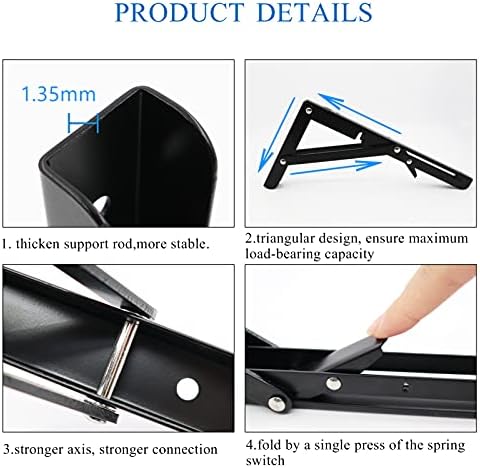 Vue 6 de Pieces Equerre Etagere Pliante