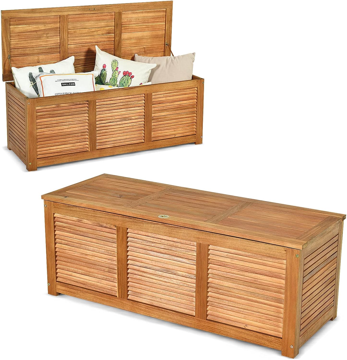 Giantex Coffre Bois Exterieur
