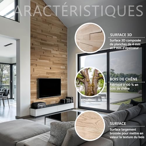 Vue 4 de Wooden Wall Design Panneau