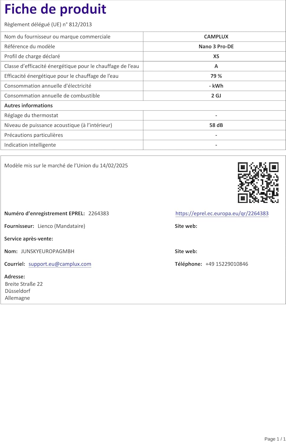Vue 3 de Fonti Snc Kit De