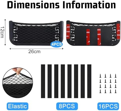 Vue 2 de Pcs Filet Rangement Pour