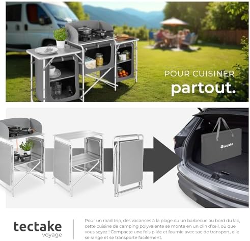 Vue 7 de Tectake Meuble De Rangement