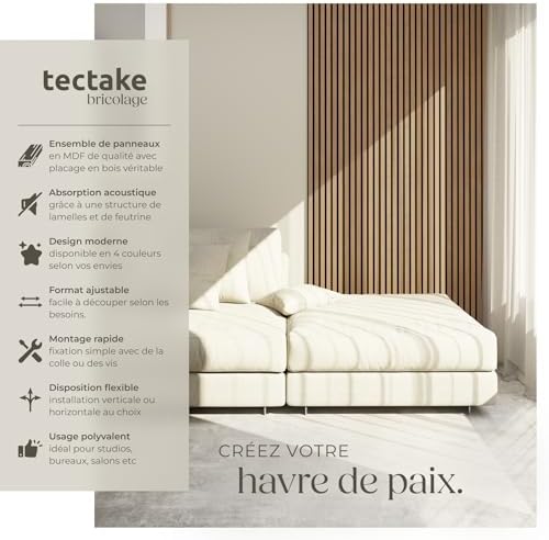 Vue 2 de Tectake Lot De Panneaux