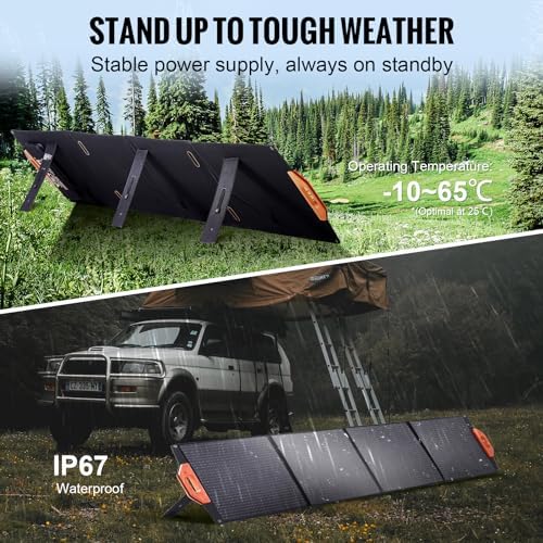 Vue 5 de Vevor Panneau Solaire Portable