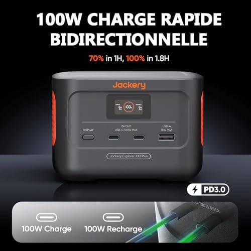 Vue 2 de Jackery Mini Generateur Electrique