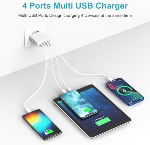 Vue 3 de Chargeur Usb Multiple Prise