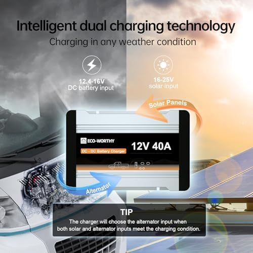 Vue 4 de Ecoworthy Chargeur De Batterie