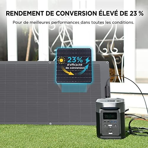 Vue 3 de Panneau Solaire Flexible Ecoflow