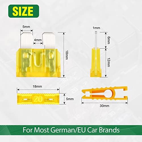 Vue 4 de Pcs Standard Fusible Voiture