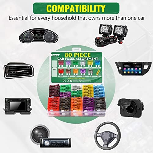 Vue 6 de Pcs Standard Fusible Voiture