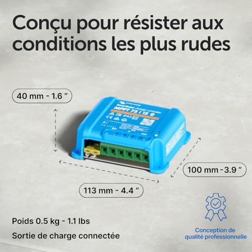 Vue 3 de Victron Energy Smartsolar Mppt