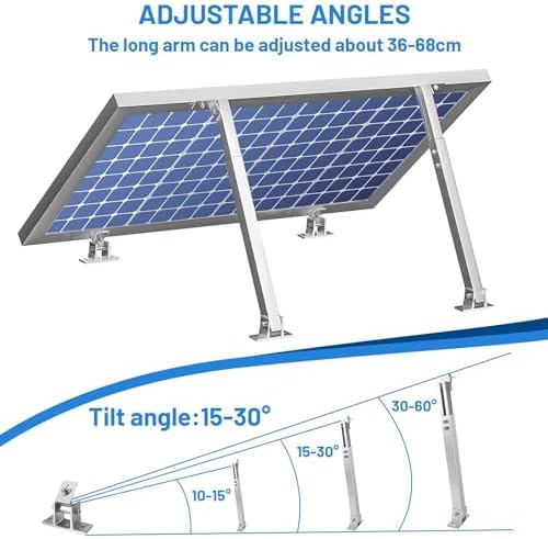 Vue 2 de Support Panneau Solaire Support