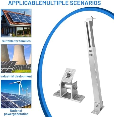Vue 4 de Support Panneau Solaire Support