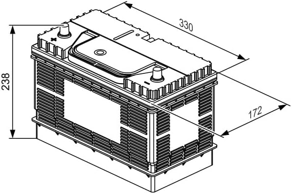 Vue 2 de Bosch Batterie De