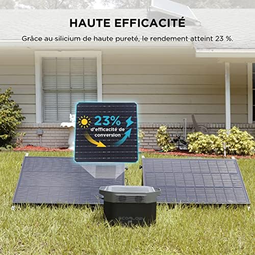 Vue 3 de Ecoflow Panneau Solaire