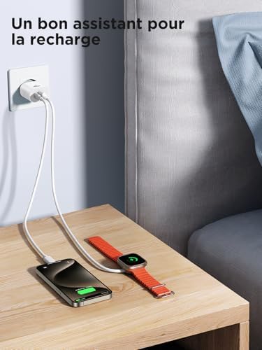 Vue 3 de Pack Chargeur Usb