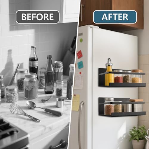 Vue 3 de Zosenyer Etagere Magnetique Frigo