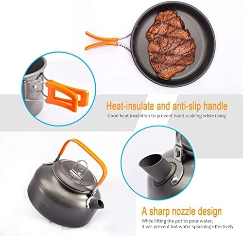 Vue 4 de Overmont Kit De Casseroles