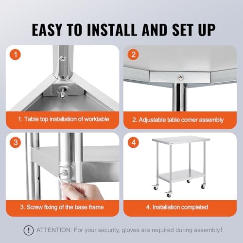 Vue 6 de Vevor Table De Travail